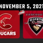 November 5 Highlights: Giants vs Cougars