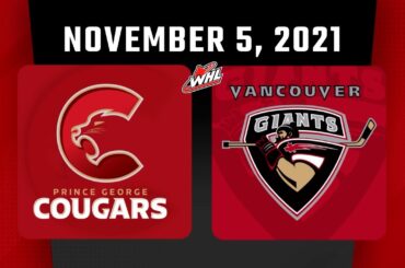 November 5 Highlights: Giants vs Cougars