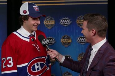 David Reinbacher talks Canadiens selection