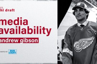 Detroit Red Wings 2nd Round Pick (42 Overall) Andrew Gibson