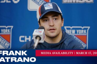 New York Rangers: Frank Vatrano Postgame Media Availability | Mar. 17, 2022