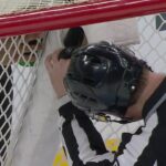 Puck disappears in net after Zacha goal