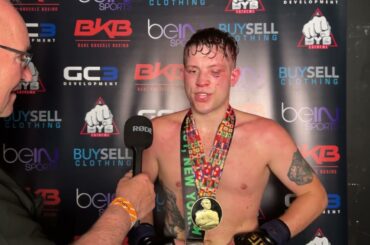 Matt Phillips | Post Fight Interview at BYB18 - Police Gazette International Cup