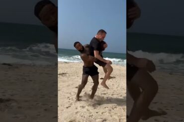 Beach 🏈 OBJ, CJ Stroud, Kevin Hart & Mike Rubin #shorts (via Mikerubin)