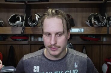 2023 #nhl Playoffs: Seattle Kraken Forward Eeli Tolvanen - POSTGAME - Round 2 Game 6 - 05.13.23