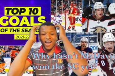 AFRICAN REACTS toTop 10 Goals of the 2021-22 NHL Regular Season (McDAVID IS JUST PHENOMENAL!)