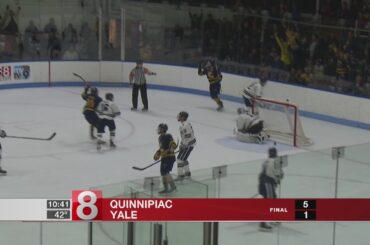 Quinnipiac crushes Yale, 5-1, in ECAC Game 1