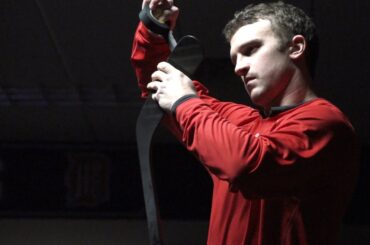 Glendening Takes The Mound - Inside the AHL Game - 2013 Hockeytown Winter Festival