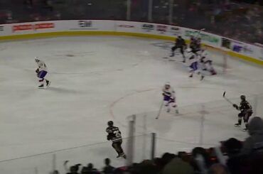 Laval Rocket's Charlie Lindgren makes big saves vs. the Hershey Bears' Whitney & Sgarbossa 10/19/19