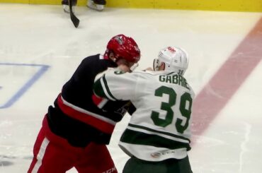 McIlrath and Gabriel drop the gloves