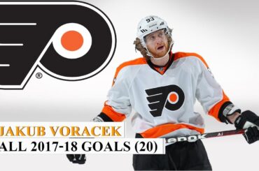 Jakub Voracek (#93) All 20 Goals of the 2017-18 NHL Season