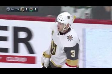 Brayden McNabb Goal vs MIN November 30, 2017