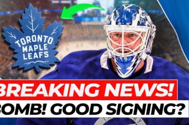 NOW! NEW GOALTENDER JUST ARRIVED IN TORONTO! GOOD SIGNING?  TORONTO MAPLE LEAFS NEWS! NHL NEWS!