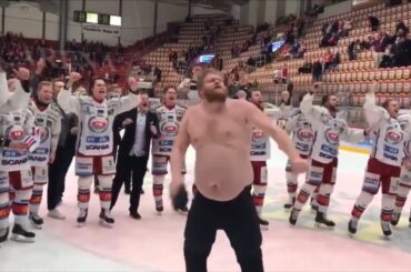 Oskarshamn går upp till SHL | Timrå - Oskarshamn match 7 (Höjdpunkter, firande och intervjuer)