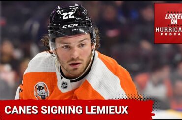 Carolina Hurricanes signing Brendan Lemieux