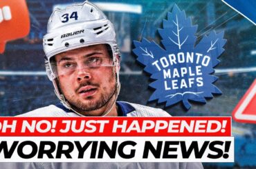 LAST MINUTE! IMPORTANT UPDATES! WORRYING NEWS! FUTURE OF MATTHEWS! TORONTO MAPLE LEAFS NEWS! NHL!