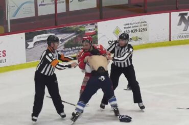 Samuel Lévesque & Hubert Poulin jump Derek Parker + Danick Paquette vs Hubert Poulin - 06-03-22