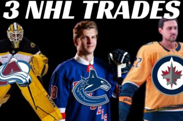 NHL Trades - NYR Trade Kravtsov to Canucks, Preds Trade Niederreiter to Jets