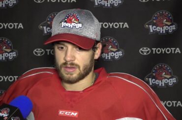 Vinnie Hinostroza Media Day Oct 24, 2017