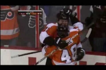 James van Riemsdyk First NHL Goal 10/24/2009