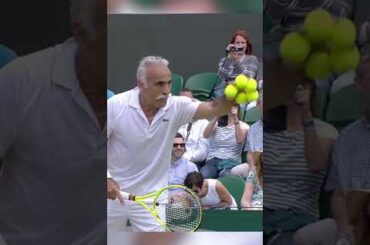 The Mansour Bahrami Trick Serve 🪄