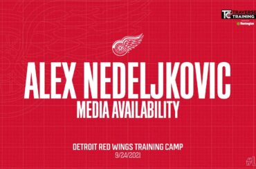 Detroit Red Wings Training Camp | Alex Nedeljkovic