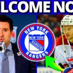 WELCOME NEW YORK RANGERS! JUST OUT! BREAKING NEWS NY RANGERS TODAY!