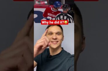 Weird Move from Chris Wideman? NHL 2022 Weird! #shorts #hockey