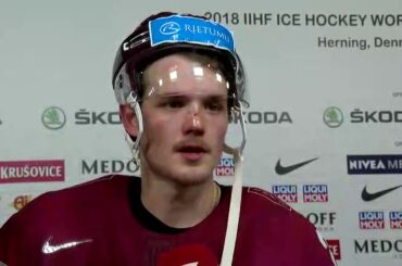 Rūdolfs Balcers pēc uzvara pret Vāciju