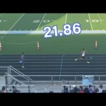 Justin Braun 21.86 in Boys 200m Prelims - 2021 OHSAA D1 District 3