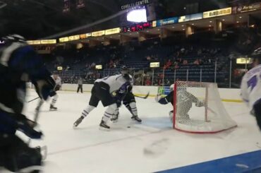 Youngstown Phantoms #21 Brett Murray scores a PP goal 11/30/18 vs Fargo