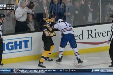 Patrick Maroon vs Zdeno Chara Jan 5, 2017