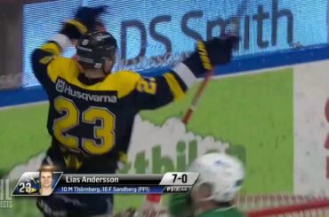Lias Andersson 1G 1A vs Rögle BK | Feb 2 2017