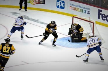 Kyle Okposo With The Redirect In Front Gives The Sabres A 2 Goal Cushion In The Middle Frame