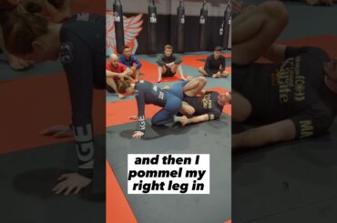 Sick Back Take from Half Guard - BJJ Technique