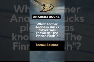 Anaheim Ducks Trivia