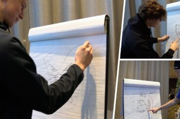 Utmaningen: Kan JVM-spelarna rita sina klubbmärken?