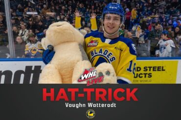 WHL Hat-Tricks - Vaughn Watterodt