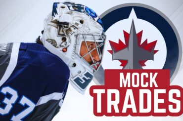 ==Winnipeg Jets MOCK TRADES For Connor Hellebuyck & Mark Scheifele==