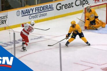 Vincent Trocheck Finds Tiny Opening To Beat Juuse Saros