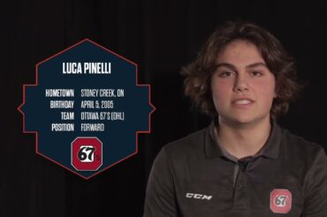 Luca Pinelli - Columbus Blue Jackets - 114th Overall