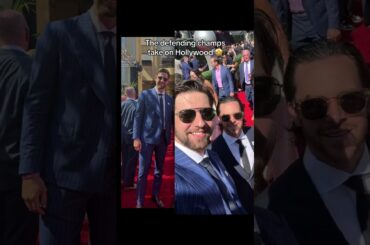 The defending champs at the ESPYS 👏😄 (via Vegas Golden Knights) #shorts