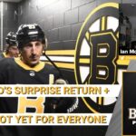 Brad Marchand's Surprise Return from Injury + It's Beyond Time to End Racism in Hockey