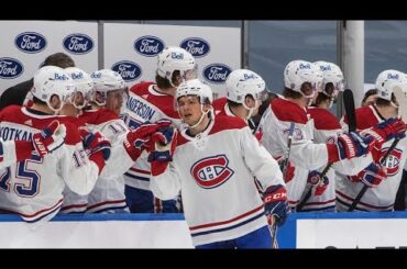 Jake Evans' rocket finds the back of the net