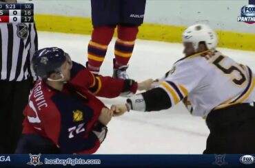 Adam McQuaid vs Alex Petrovic Apr 9, 2015