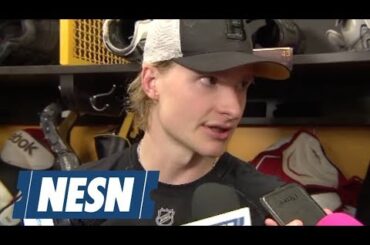ICYMI: Danton Heinen on the Bruins loss to the Rangers