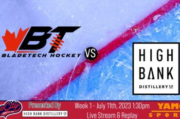 Cap City Summer Elite League: Week 1 High Bank Distillery vs Bladetech Hockey