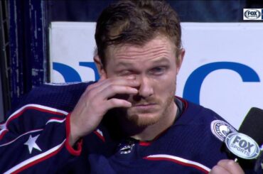 Gustav Nyquist talks about his second career hat trick