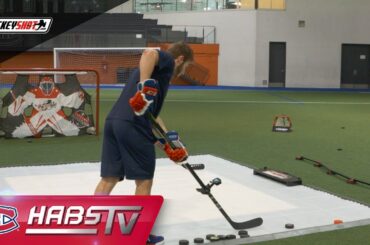 Mete demos defenseman-specific HockeyShot drills | Train Like a Pro