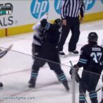 Jake Muzzin vs Andrew Desjardins Mar 14, 2013